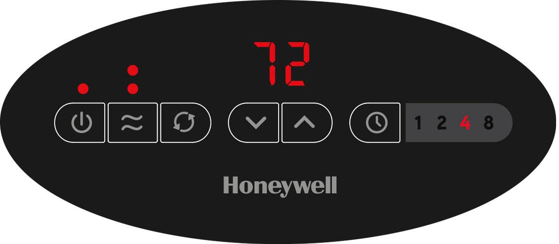 Alt View 11. Honeywell - Honeywell Digital Ceramic Compact Tower Heater - Black.