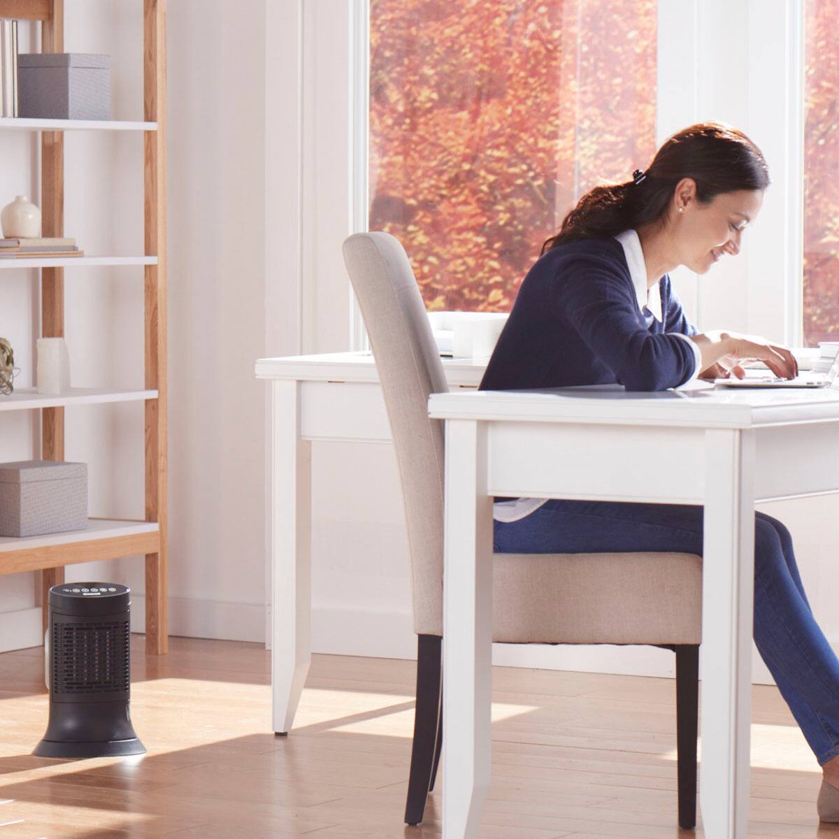 Alt View 14. Honeywell - Honeywell Digital Ceramic Compact Tower Heater - Black.