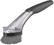 Front Standard. KitchenAid - Soft Handle Dish Brush with Soap-Dispensing Button - Black.