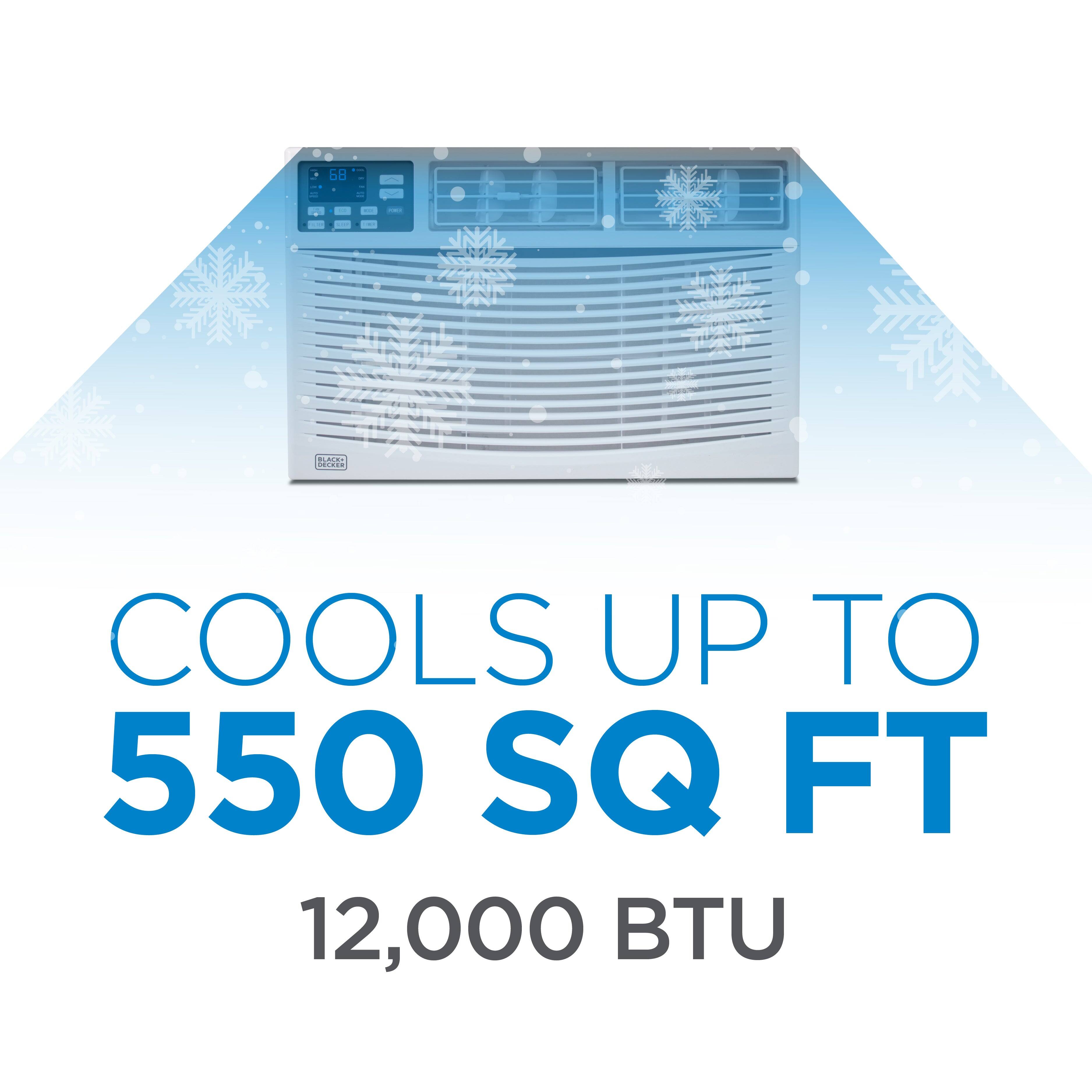 58 aias COOLS UP TO 550 SQ FT 12,000 BTU