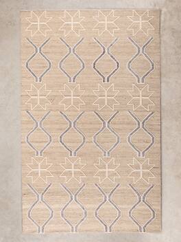 GAURI KOHLI - Isaa Rug - Shades of beige, brown and gray