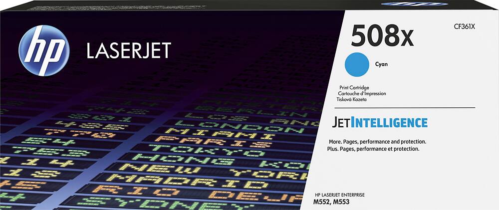 HP - 508X High-Yield Toner Cartridge - Cyan