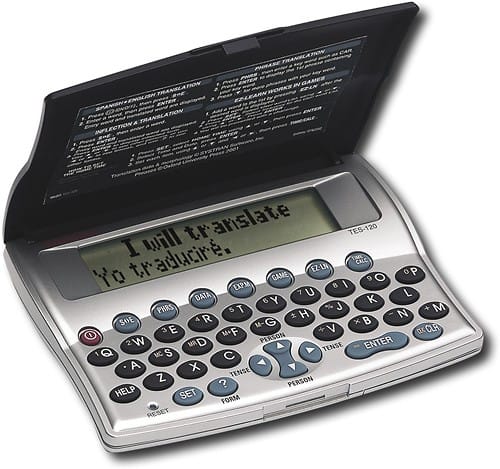 Angle Standard. Franklin - English-Spanish Translator - Silver.