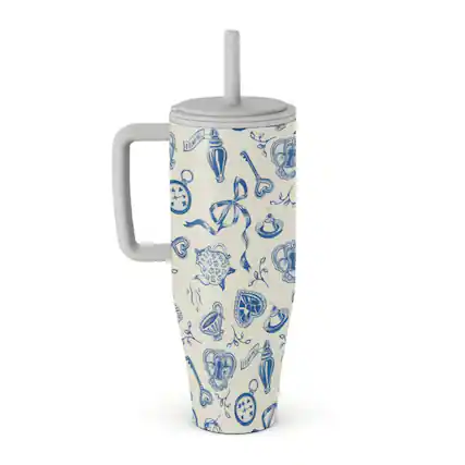 Front. Burga - Tea Party - All Day Leakproof Tumbler - Multiple.
