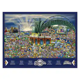 YouTheFan - 500-Piece Joe Journeyman Puzzle - Multicolor