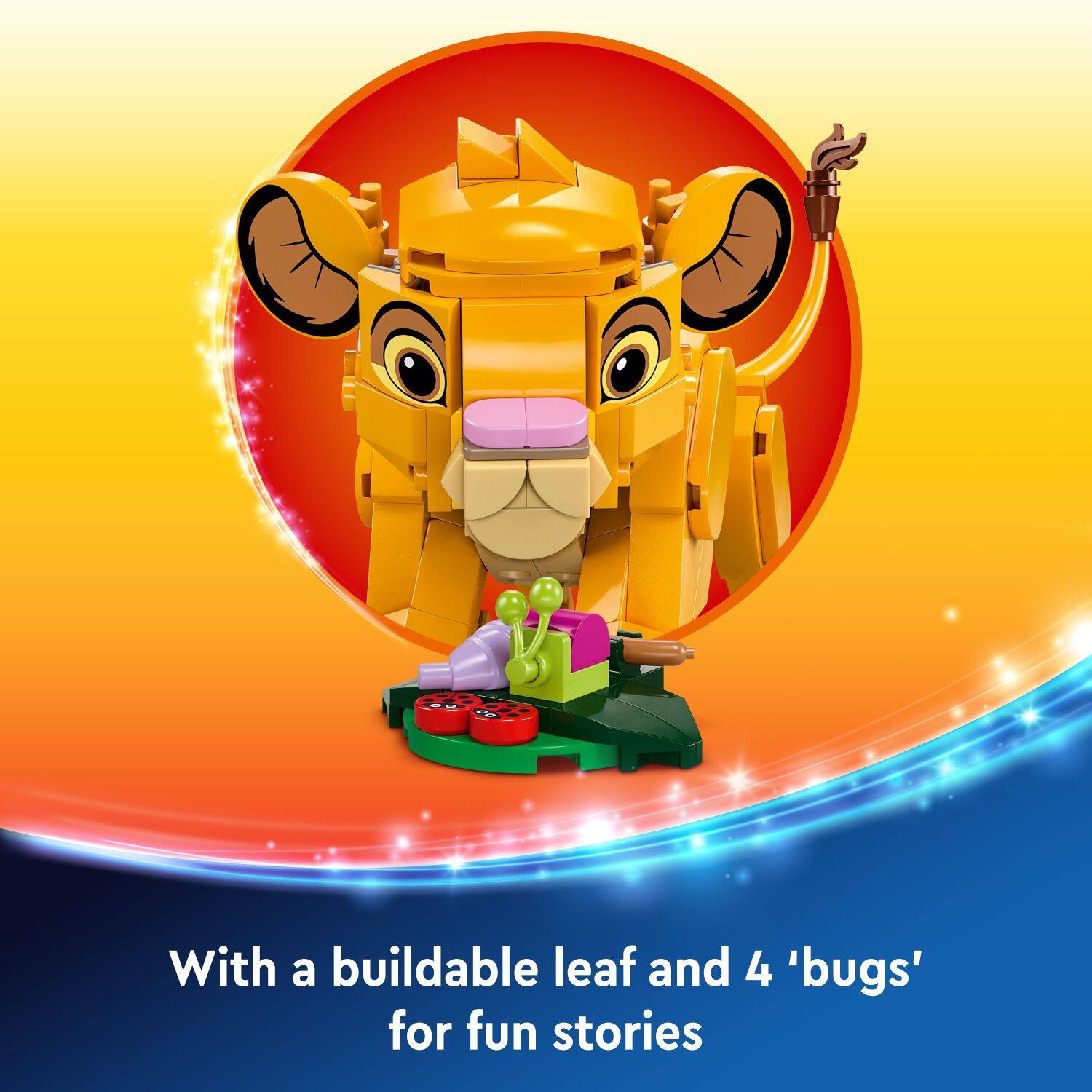 With a buildable leaf and 4 bugs for fun stories.
