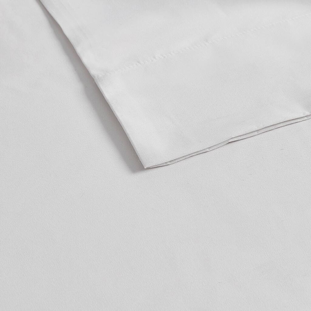 Alt View 5. Gracie Mills - Gracie Mills Hugo Deep Pocket Brushed Microfiber Sheet Set with 3M Moisture Wicking - White.