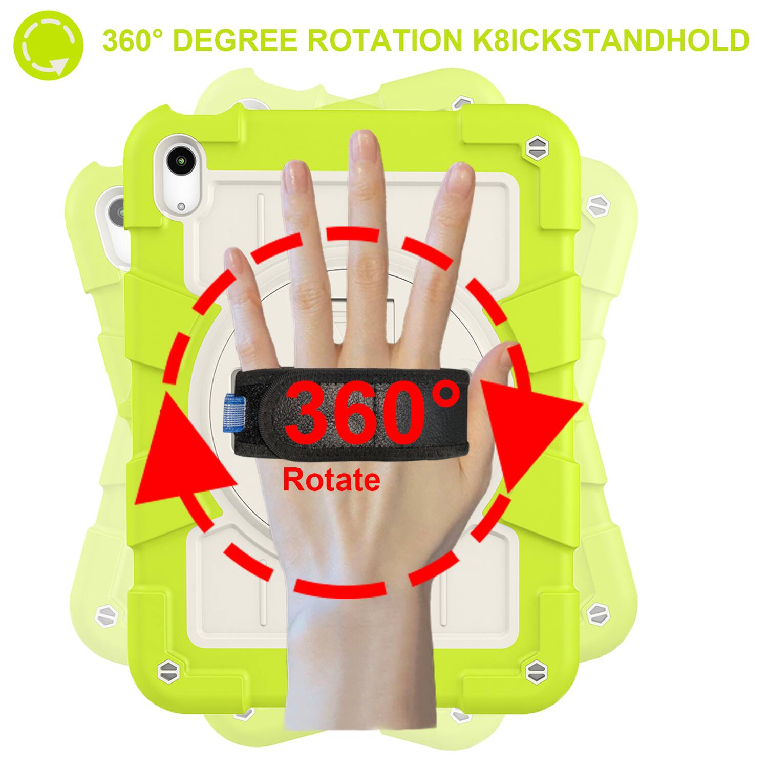 360° DEGREE ROTATION K8ICKSTANDHOLD

360°
Rotate
