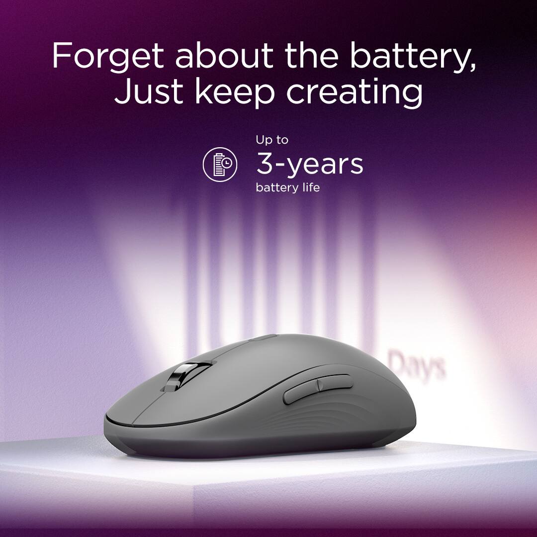 Forget about the battery, Just keep creating

Up to 3-years battery life