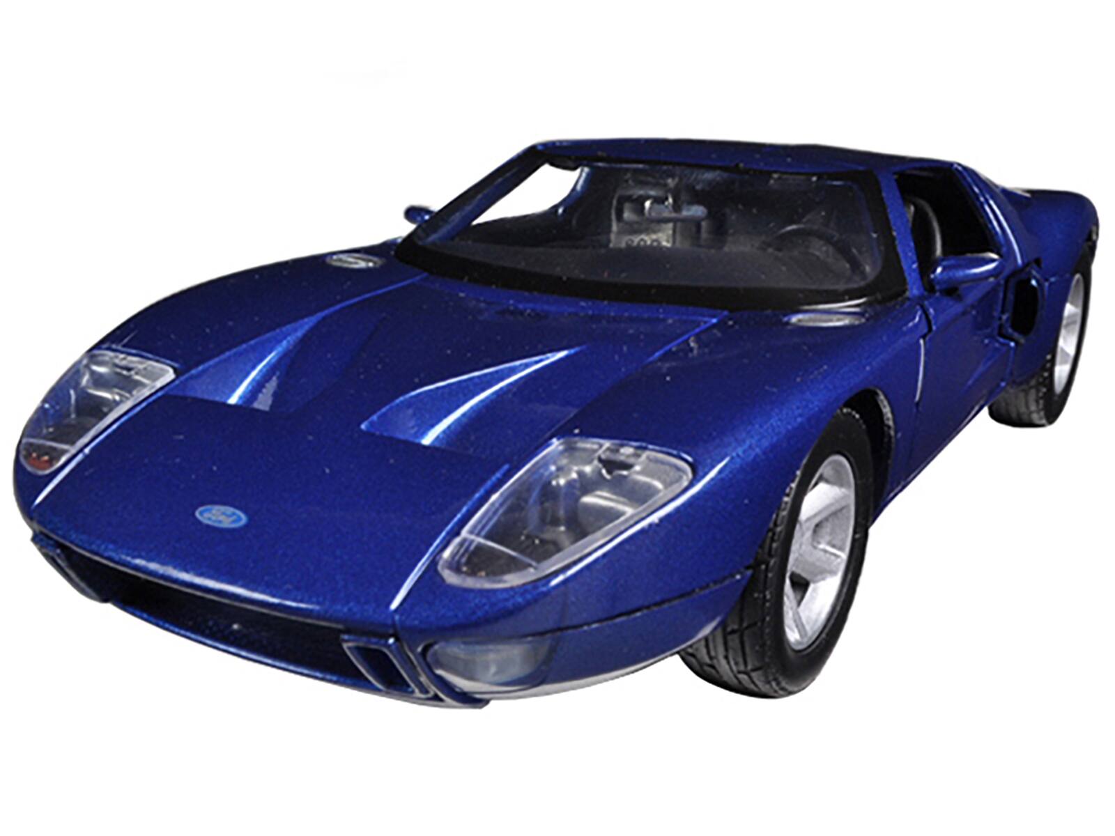 Alt View 1. Motormax - Ford GT Blue 1/24 Diecast Car Model by Motormax.