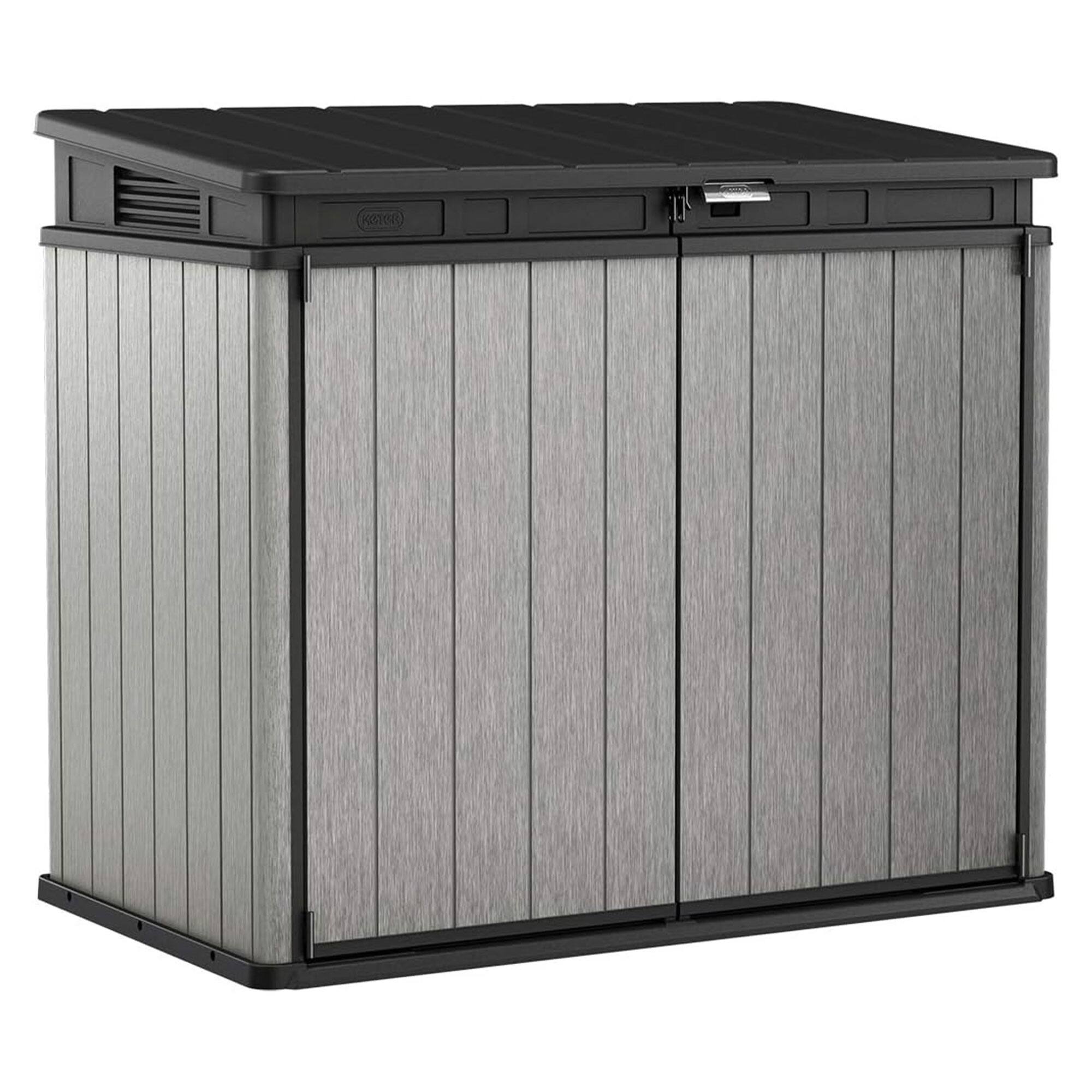 Front. Keter - Keter KET-237831 Elite Store Outdoor Storage Shed Patio Furniture for Tools - Gray.
