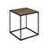 Left. Walker Edison - Modern Parquet Square Side Table - Parquet Veneer.