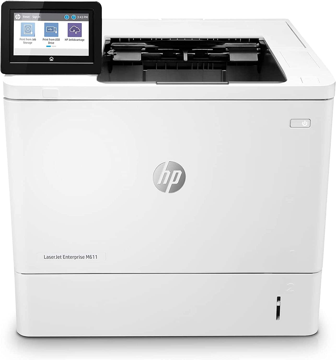 HP - LaserJet Enterprise M611dn Monochrome Printer with built-in Ethernet & 2-sided printing (7PS84A)