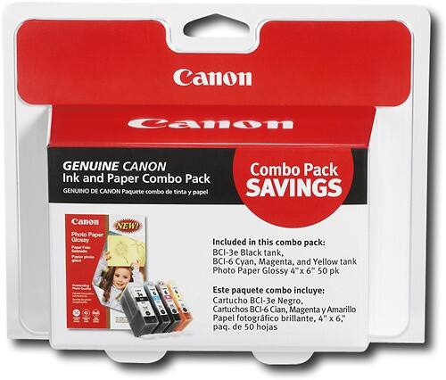 Front Standard. Canon - Photo Paper Glossy Combo Pack.