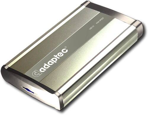 Angle Standard. Adaptec - USB 2.0 Hard Drive Enclosure Kit.