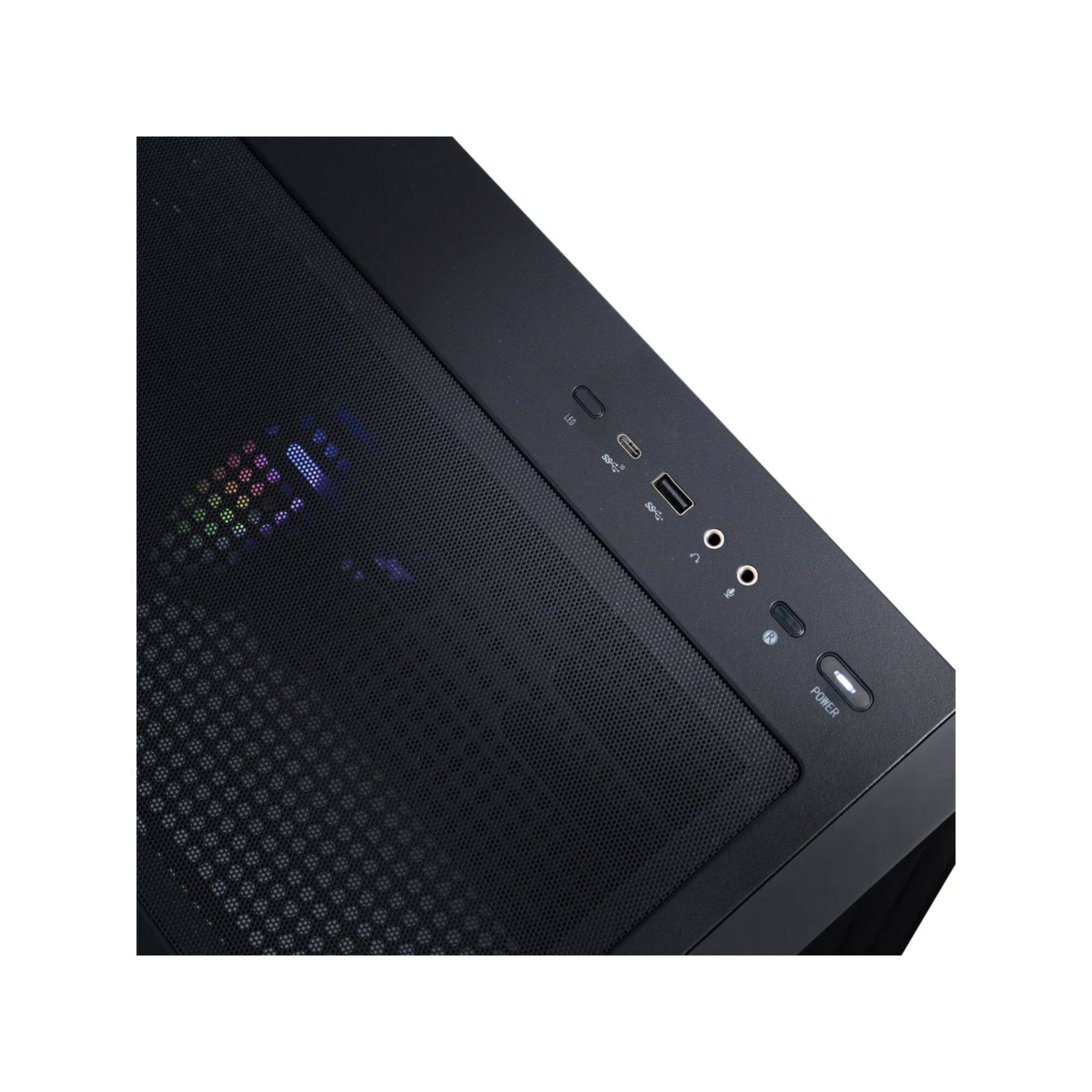 Alt View 3. MSI - Aegis ZS2 AMD Ryzen 9 7900X 4.7 GHz 32GB 2TB SSD NVIDIA GeForce RTX 4080 SUPER Windows 11 Home Gaming Desktop - Black.