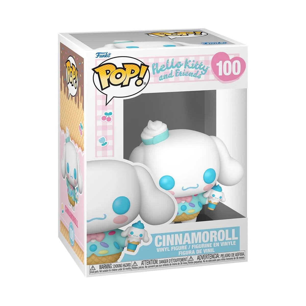 Hello Kitty and Friends 100 POP! and CINNAMOROLL / FIGURINE EN VINYLE VINYL FIGURE VINIL FIGURA DE ADVERTENCIA: PELIGRO DE ASFIXA A n or 36 meeL D'TOUFFEMENT 0 - DANGER J pequetas - . aeouao HAZARO A ATTENTION: - endents -E nors de  mois Partes WARNING: CHOKING Petfes pieces  convient  chltton under 3 months R sufabe  Small p