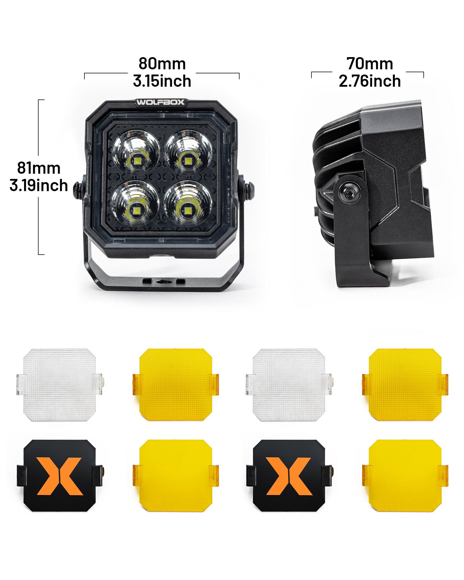 80mm 3.15inch  
70mm 2.76inch  
81mm 3.19inch  
WOLFBOX