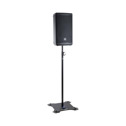 Alt View 9. On Stage Stands - On-Stage Production Grade SS8000 Speaker/Lighting Stand – Supports Up to 65lbs, Adjustable Feet & Height Extend 54-98", - Black.