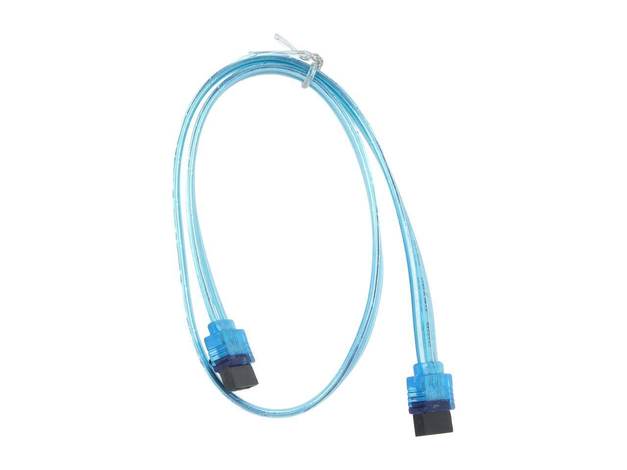 Alt View 1. Nippon Labs - Nippon Labs 1.5ft SATA3L-1.5FT-BU 1.5 ft. (1.5 ft.) 6.0Gbit/s SATA-III Cable w/Locking Latch Blue 1.5 feet- OEM.