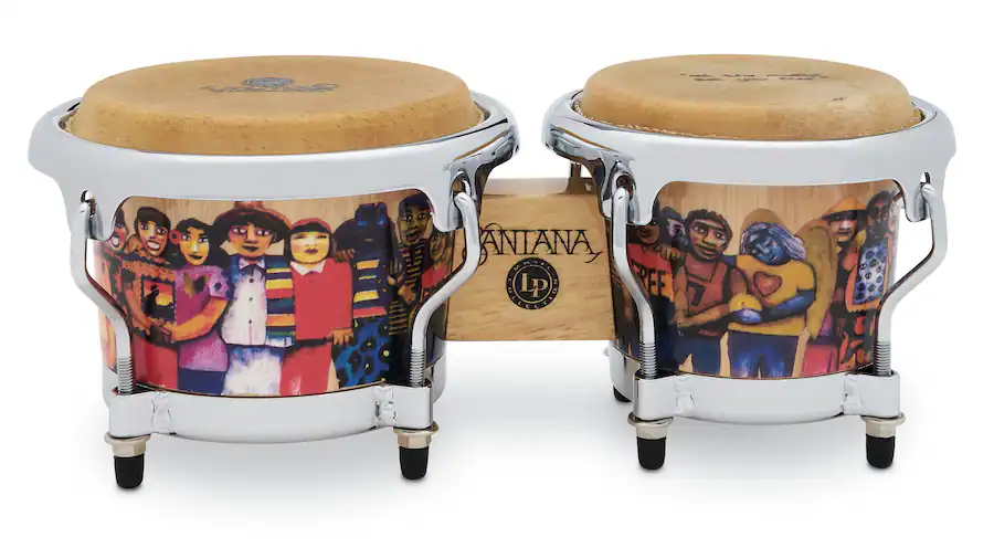 Latin Percussion LPM200 AW Santana Sacred Fire Mini Bongos – Siam Oak ...