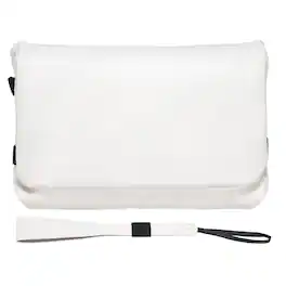 Unique Bargains - Digital Camera Storage Bag, Nylon Multi-Purpose Pouch for Travel, Cosmetic - White