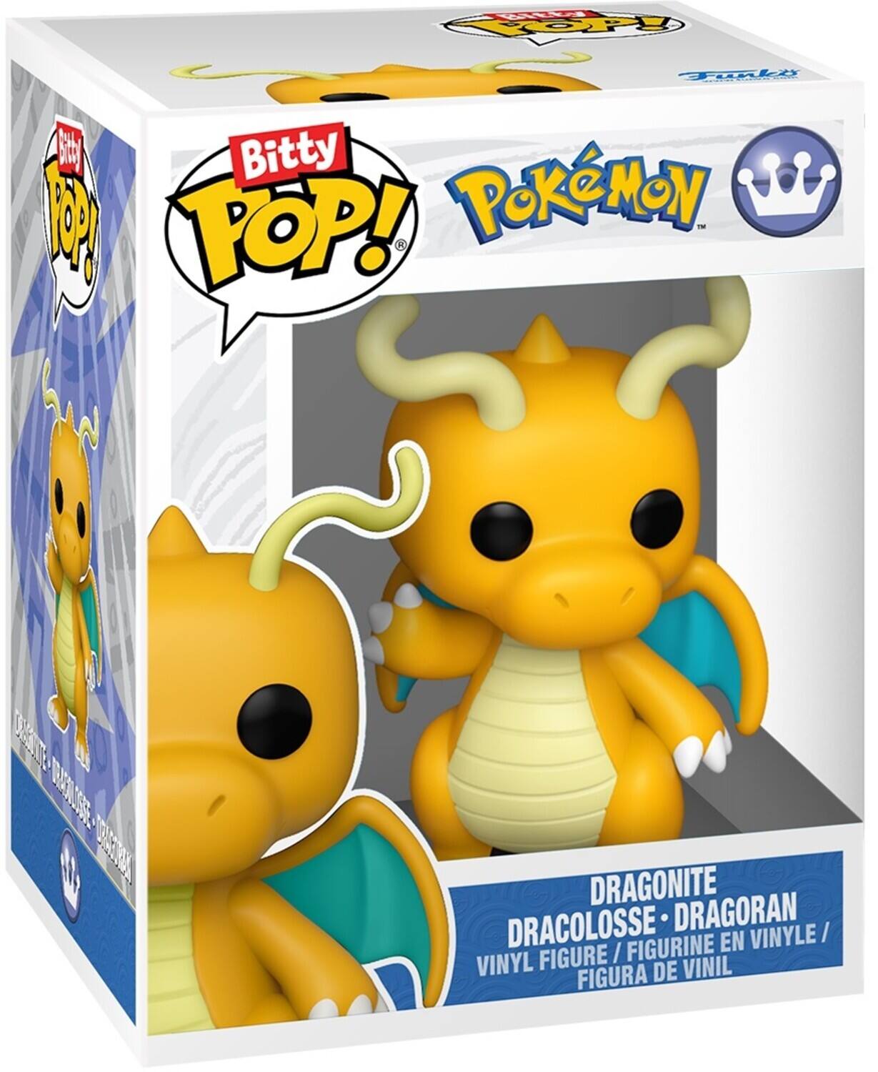 Bitty POP! Pokémon  
DRAGONITE DRACOLOSSE DRAGORAN  
VINYL FIGURE / FIGURINE EN VINYLE / FIGURA DE VINIL