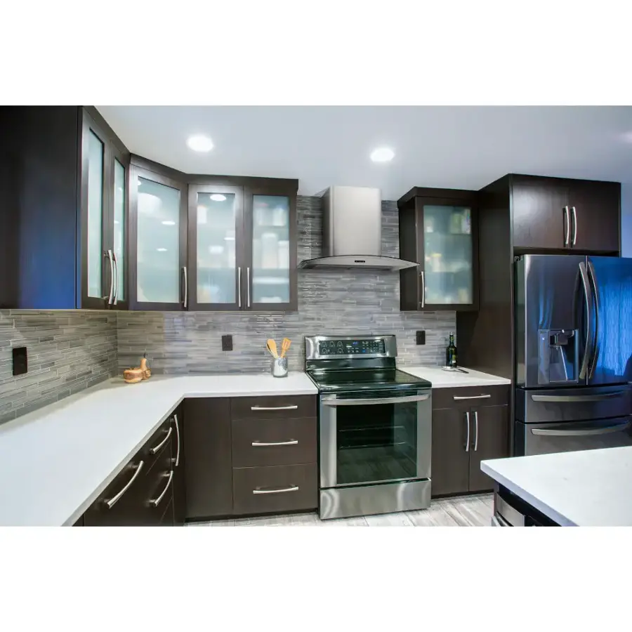 Alt View 8. Broan - Broan® Elite EW46 Series 30-Inch Convertible Curved Glass Chimney Range Hood, 460 Max Blower CFM, Stainless Steel - Stainless Steel.