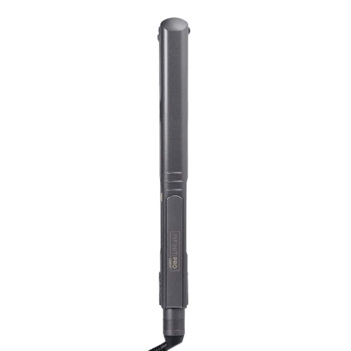 Conair - InfinitiPRO 1" Ceramic Flat Iron - Black - Front_Zoom