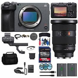 Sony - FX3A Full-Frame Cinema Camera ILME-FX3A with 24-70mm Lens and Accessories