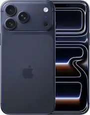 Front. Apple - iPhone 17 Pro Max 256GB - Deep Blue.