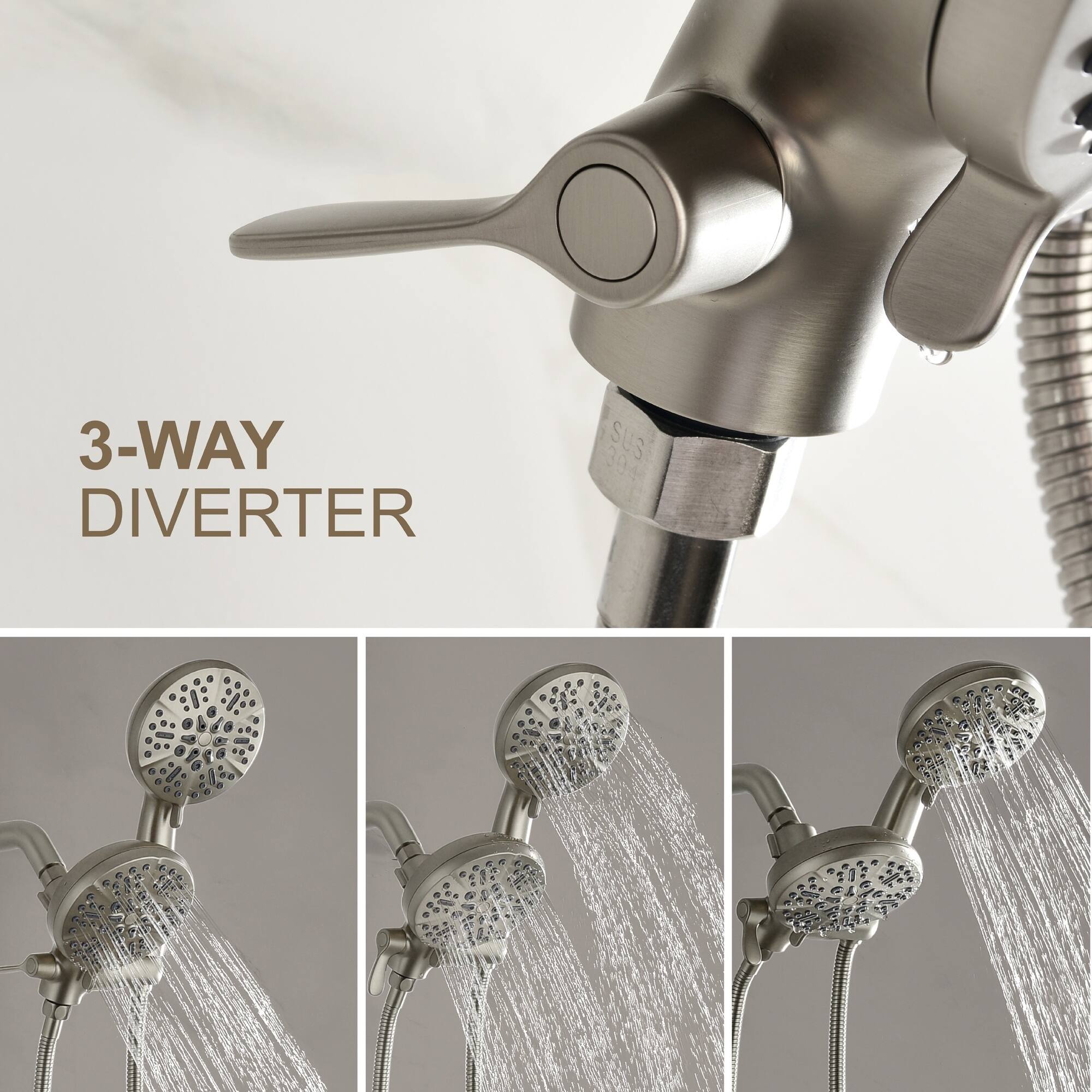 3-WAY DIVERTER SUS 394