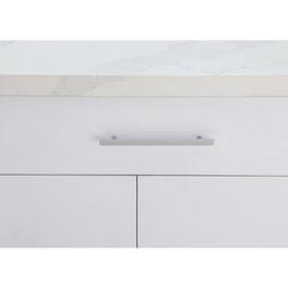 Elegant Decor - Dior 7-9/16" Center to Center Bar Pull Multipack (set of 10) - Brushed Nickel