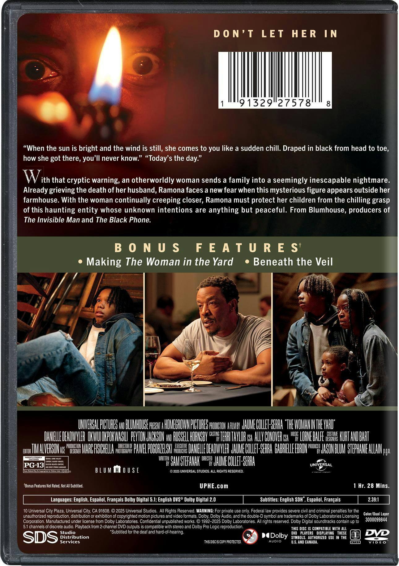 Back. The Woman in the Yard - Collector's Edition [DVD].