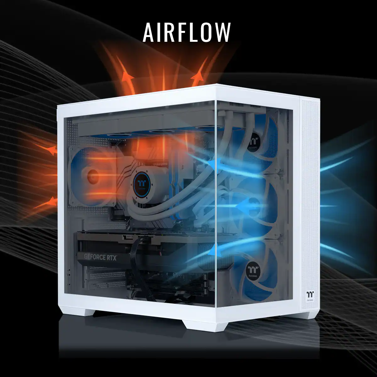 AIRFLOW O 1 - | - 0U - -- GEFORCE RTX "" - -