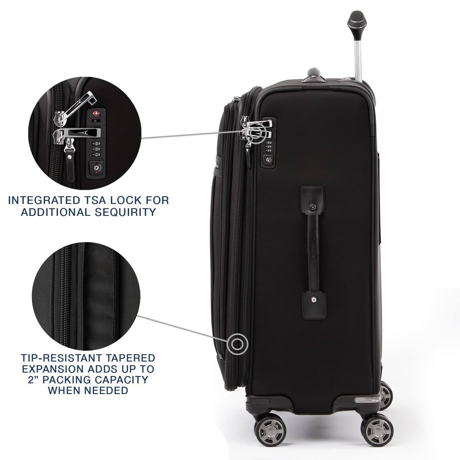 DI da -01 D . 1  
INTEGRATED TSA LOCK FOR ADDITIONAL SECURITY  
TIP-RESISTANT TAPERED EXPANSION ADDS UP TO 2" PACKING CAPACITY WHEN NEEDED
