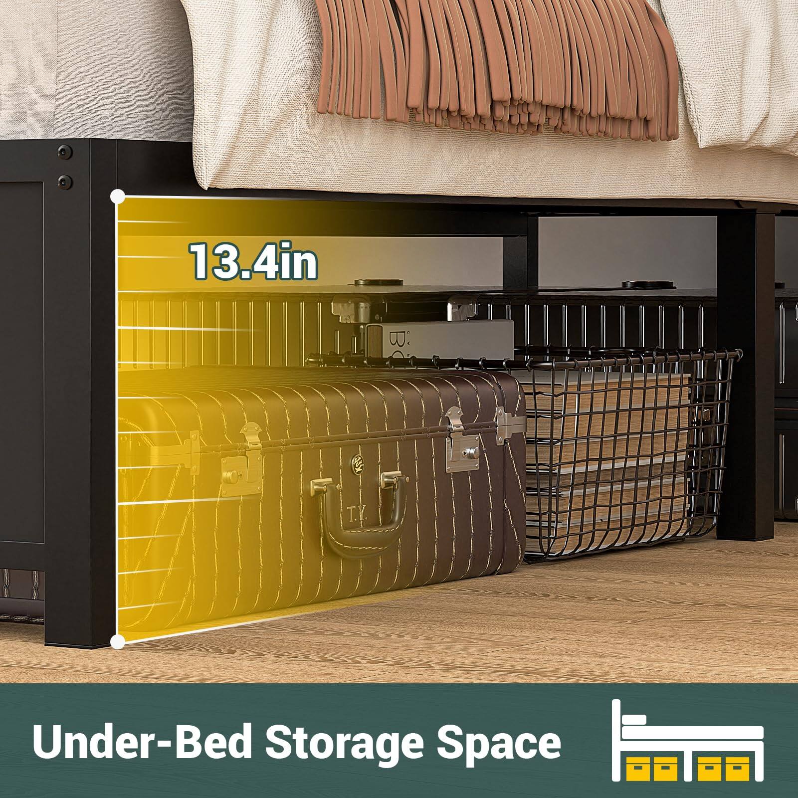 13.4in T.Y. Under-Bed Storage Space