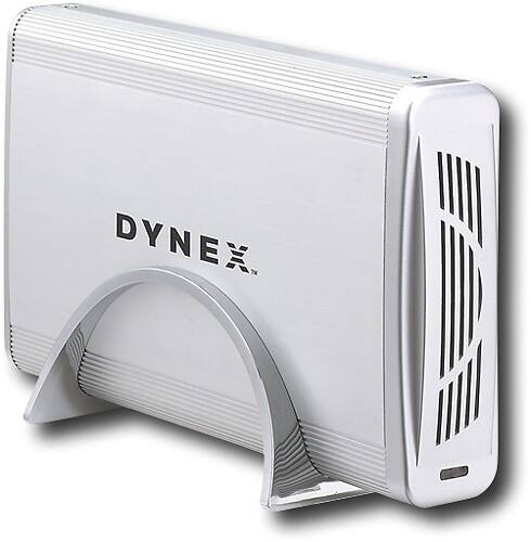 Angle Standard. Dynex™ - Aluminum USB 2.0 Hard Drive Enclosure.