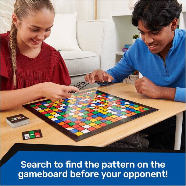 Search to find the pattern on the gameboard before your opponent!