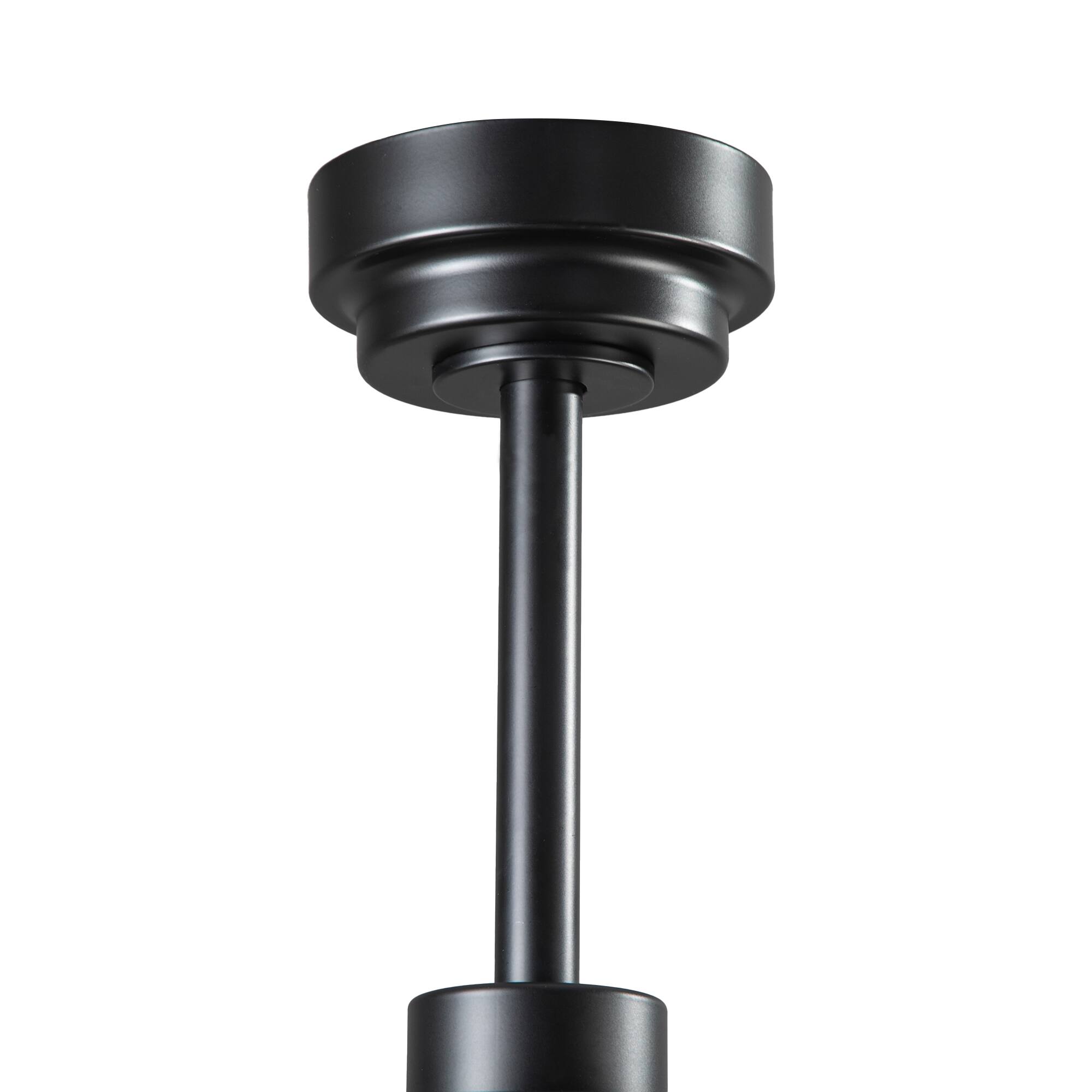 Alt View 10. Parrot Uncle - 52" Modern 6 Speed DC Motor Ceiling Fan with Light, Reversible Blades, Remote and App Control - Black.