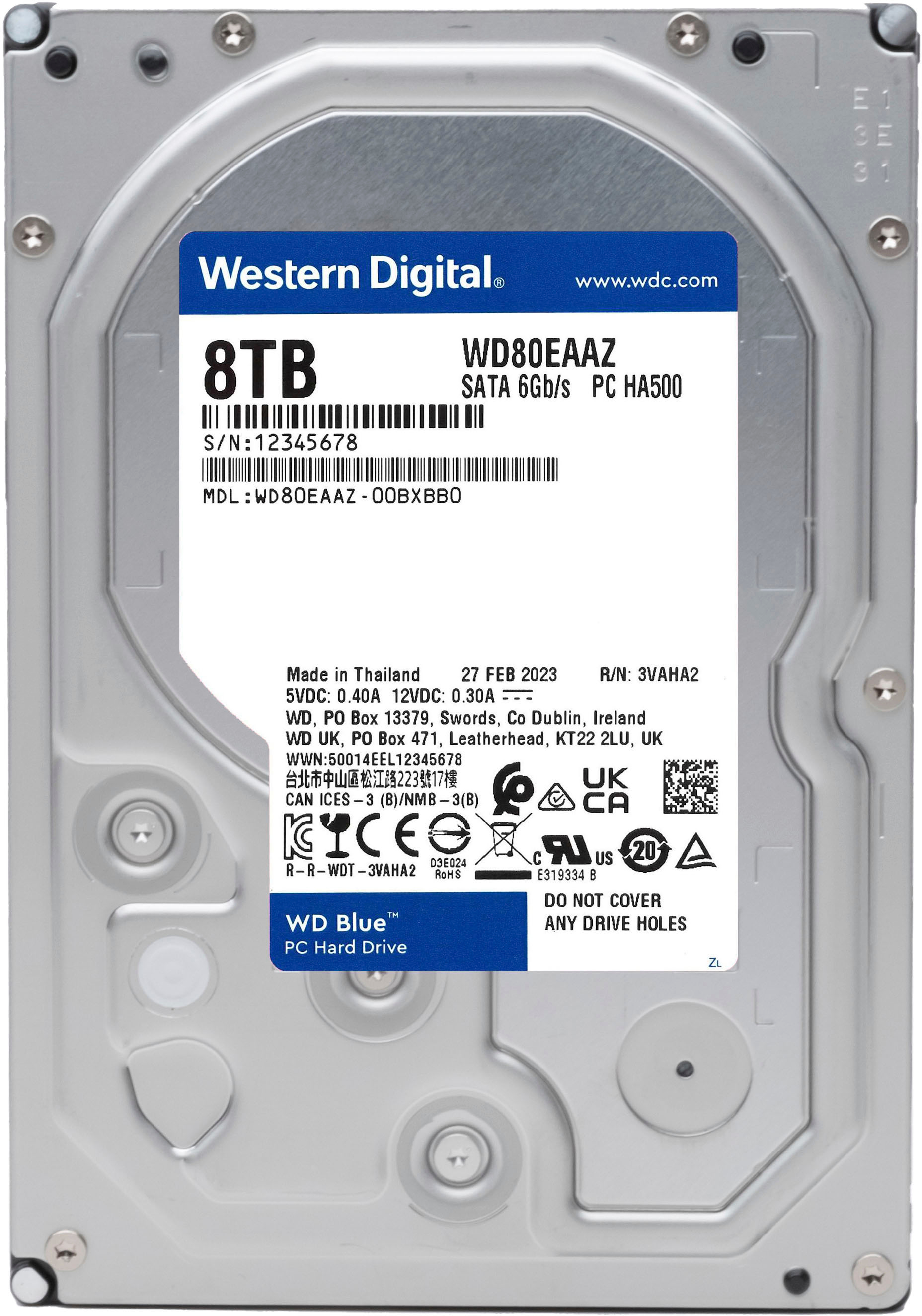 Western Digital WD Blue 内蔵HDD 8TB ジャンク品 Western Digital WD