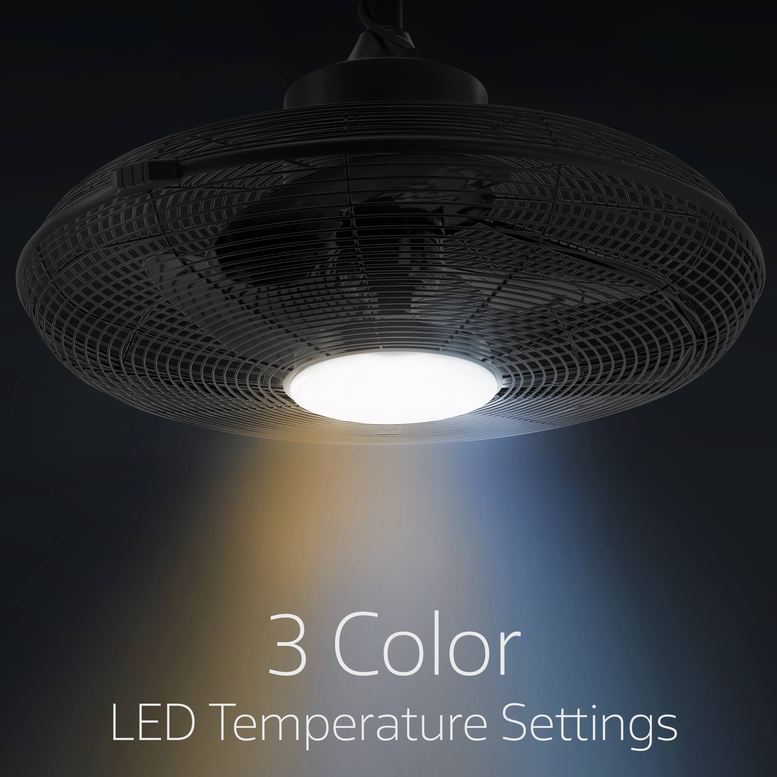 3 Color LED Temperature Settings