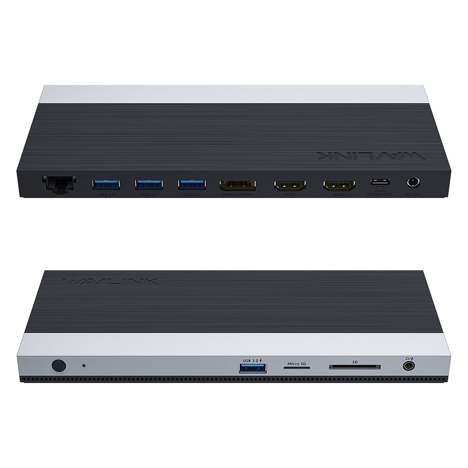 WANK  
memes  
USB 3.0  
USB 3.0  
USB 3.0  
DISPLAYPORT  
HDMI  
HDMI  
COMPUTER  
DC 20V  
WAVENK  
USB 3.0 PANY  
Micro SD  
SD  
Q/A