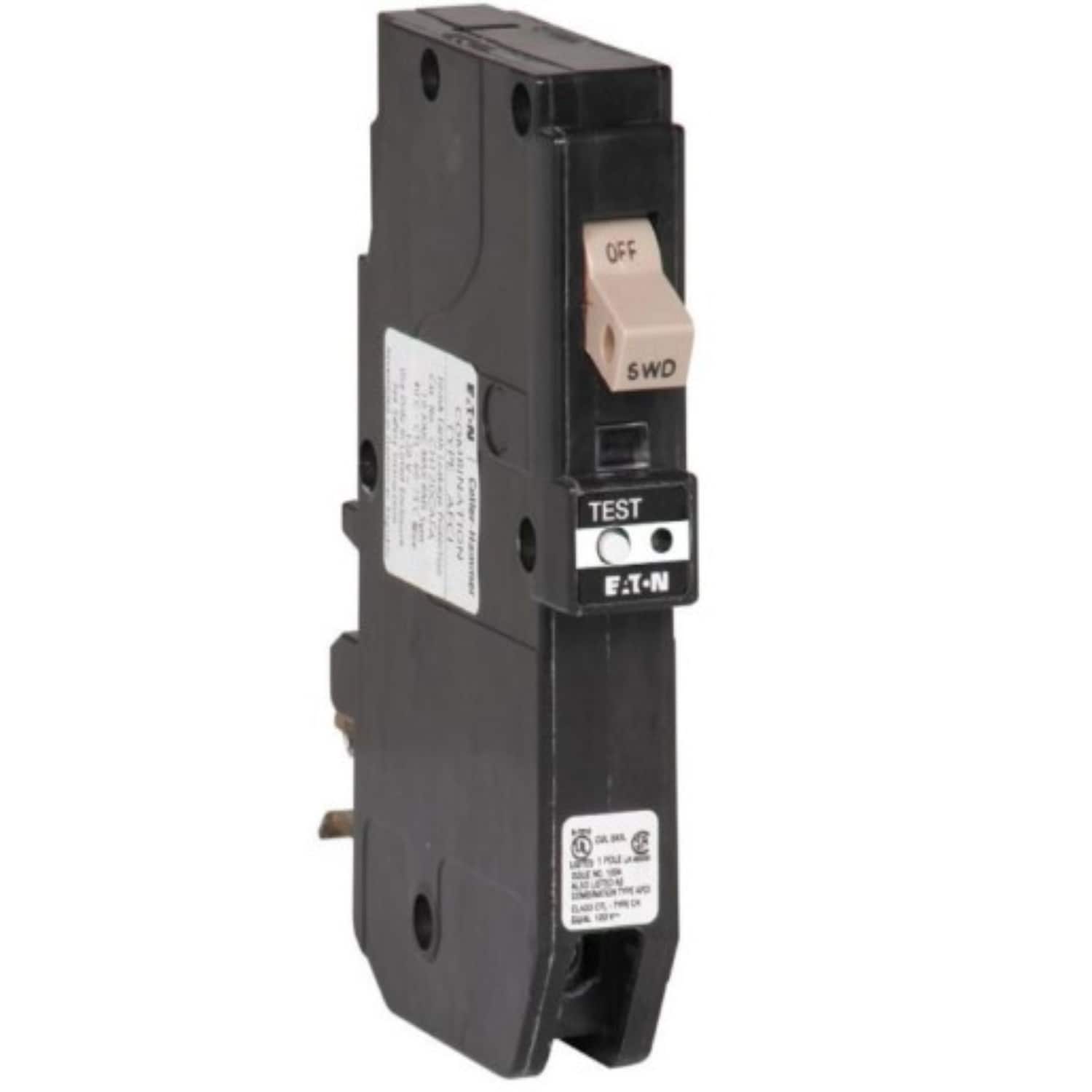 Eaton - 20 amps Combination AFCI Single Pole Circuit Breaker