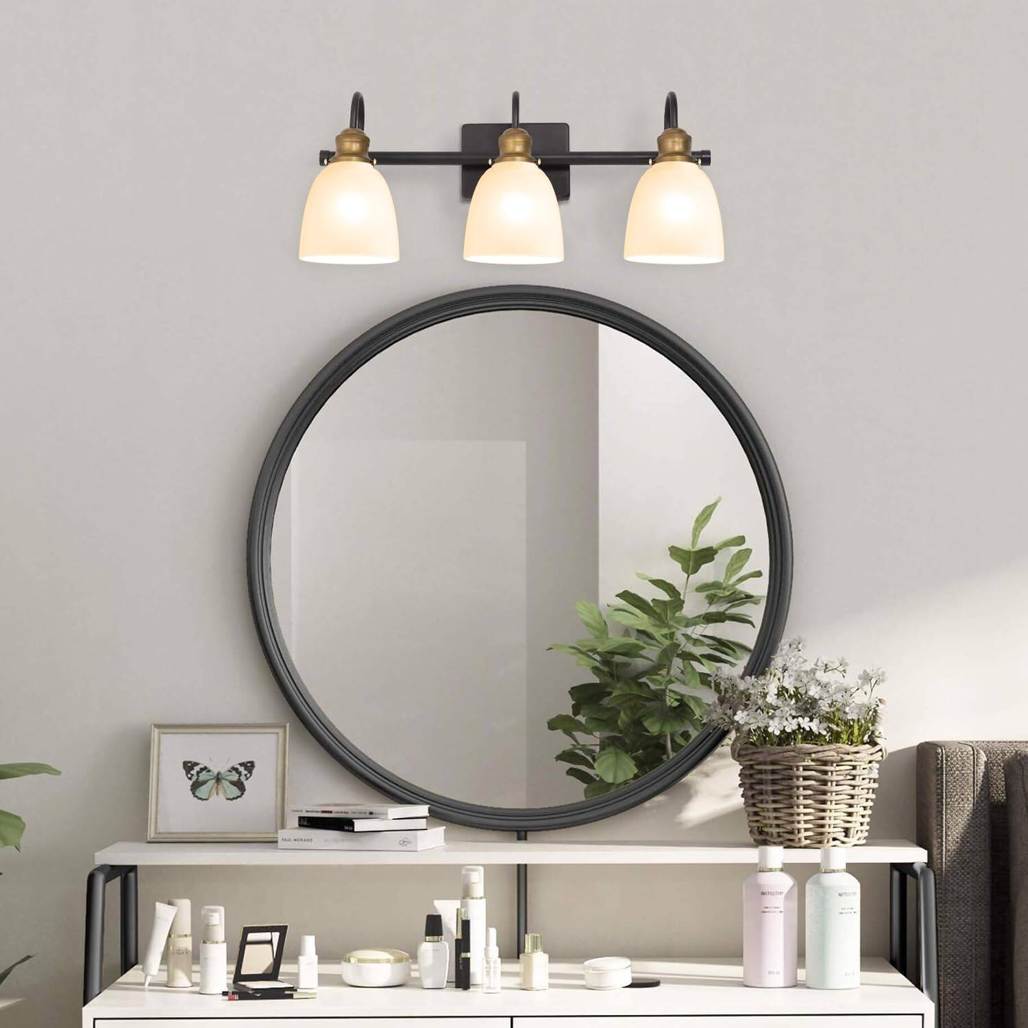 Alt View 1. Earthley Blooms - Pack Frosted Glass Shade Replacements Ceiling Fan Light Covers Globes Lampshades For Chandelier high diamet - White Frosted Glass Shade 5 Count (Pack of 1).