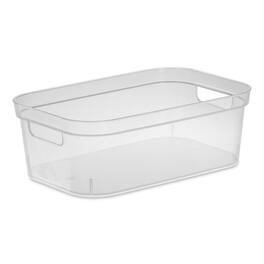 Sterilite - 4.25x8x12.25 In Storage Bin w/ Carry Through Handles, Clear (24 Pack)