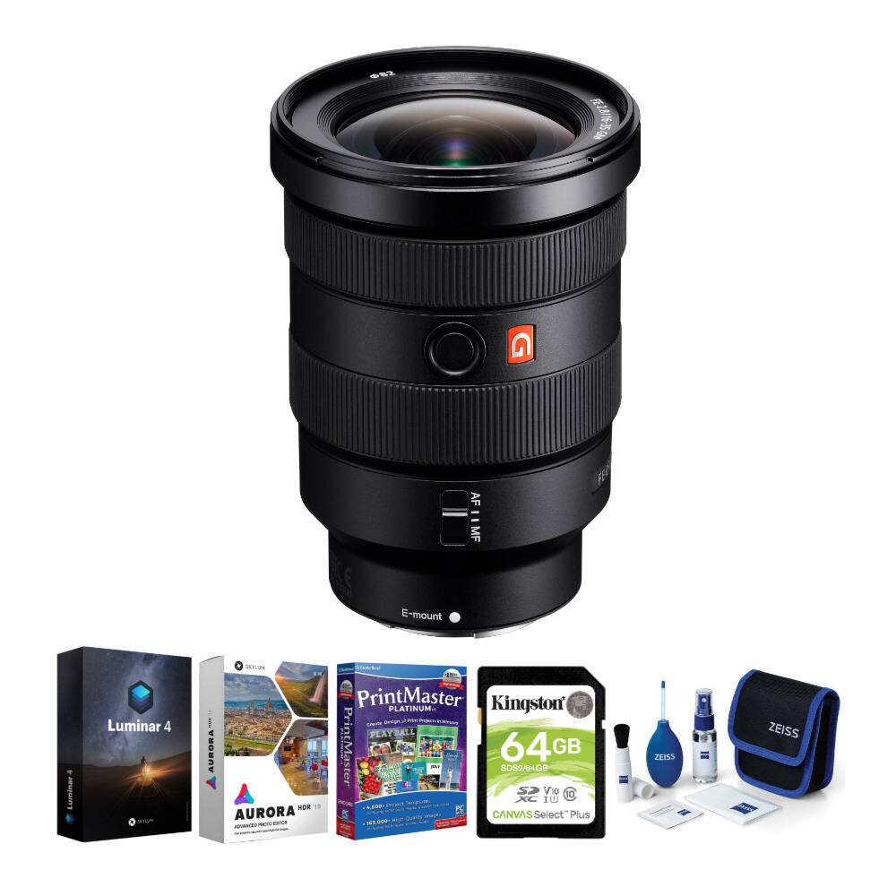 - Luminar 4
- AURORA HDR
- PrintMaster PLATINUM
- Kingston 64GB SDXC UHS-I
- CANVAS Select Plus
- ZEISS cleaning kit