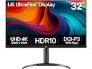 LG UltraFine™ Display
32"
UHD 4K
3840 x 2160
HDR10
DCI-P3 90% (Typ.)