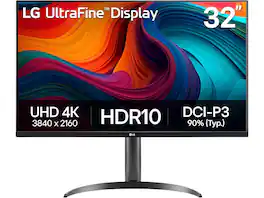 LG - 32UR550K-B 32" 4K UHD Monitor, HDR10, HDMI/DP, Adjustable Stand