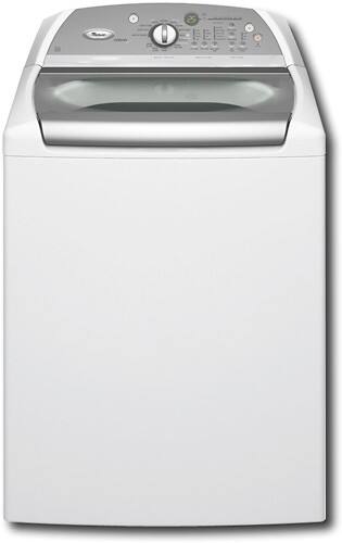 Front Standard. Whirlpool - Cabrio 4.5 Cu. Ft. 11-Cycle Super Capacity Plus Washer - White.